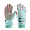 Skiing Fleece-lined Touch Screen Riding Five Finger Gloves