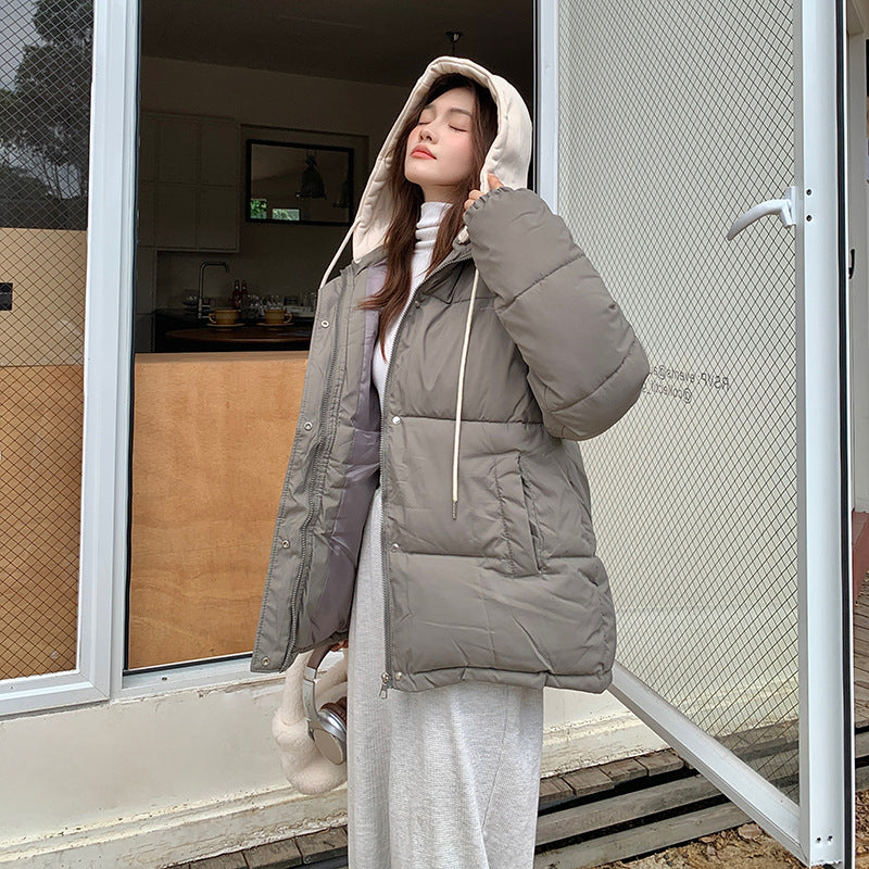 Women's Two-piece Down Jacket With Detachable Sleeves