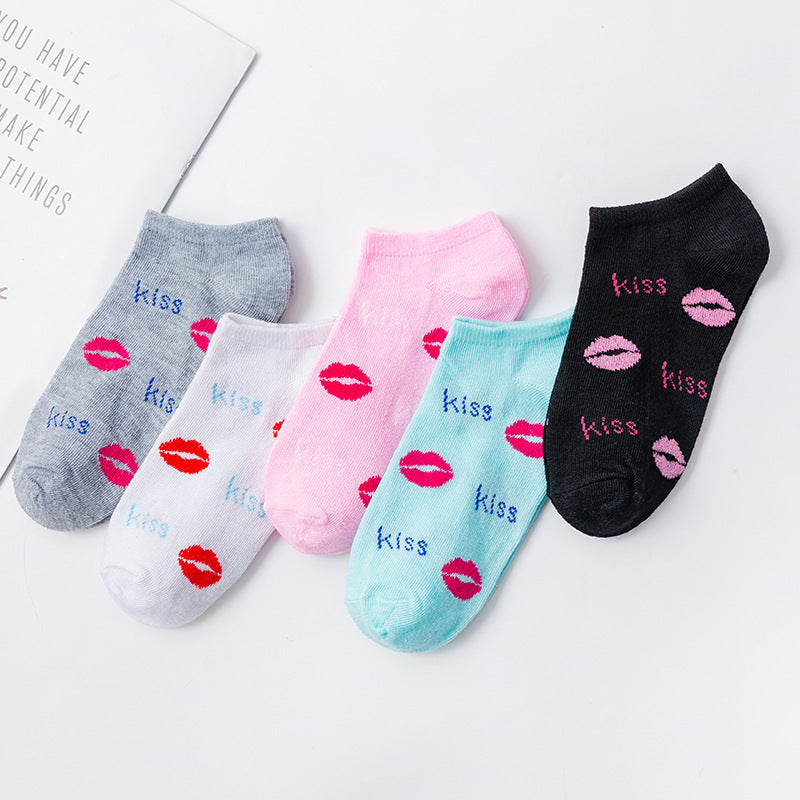 Women's Autumn And Winter Style Low-top Spring And Autumn Socks