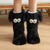 Thickened And Fleece Anti-slip Women's Plush Snow Socks And Shoe Covers