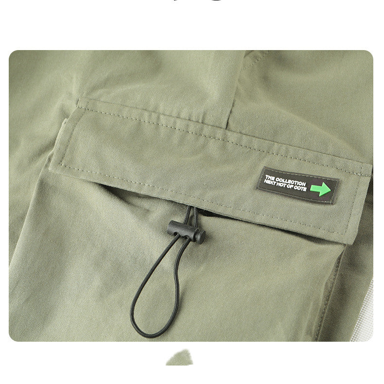 Trendy Loose Casual Handsome Boys Sports Five-quarter Pants