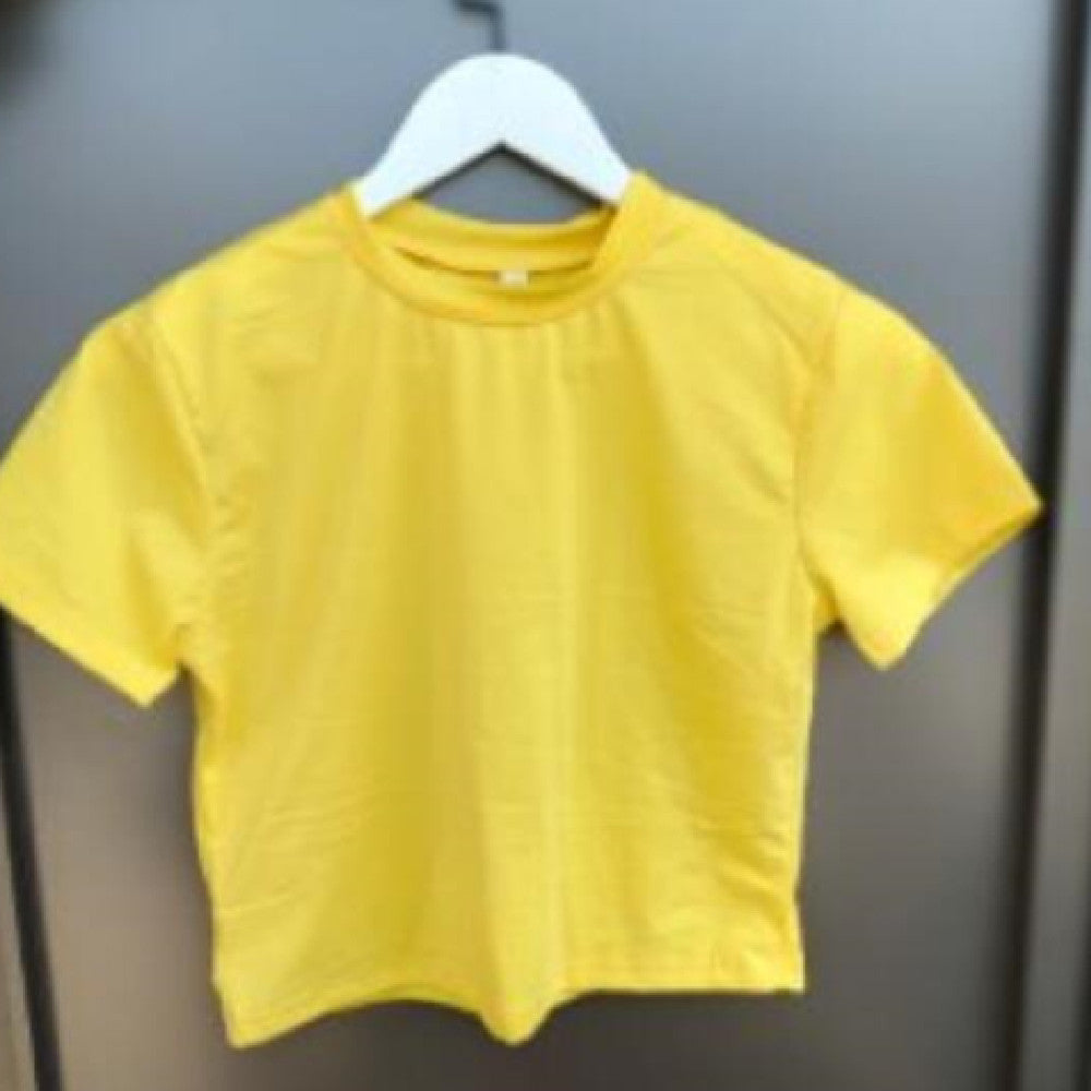 European And American DIY Summer Y2g Short-sleeved Women's T-shirt Hot Girl