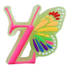 Letter Luminous Butterfly Shoe Ornament Shoe Buckle