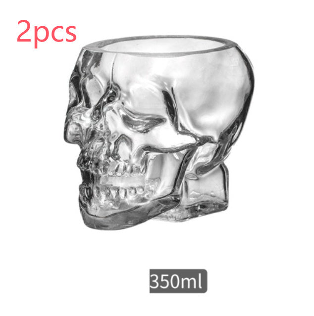 Glass Skull Wine Glass Whiskey Spirits Special-Shaped Wine Glass