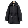 Drawstring Waist Stand Collar Women's New Warm Down Jacket Coat