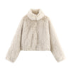 Winter Artificial Fur Effect Coat