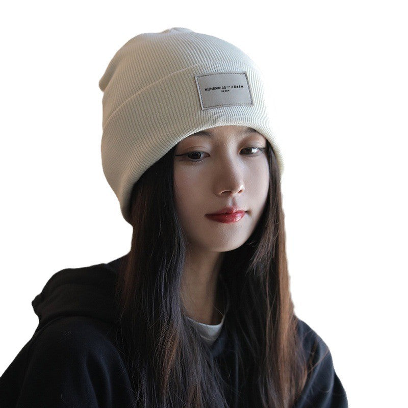 All-matching Knitted Hat Women's Winter Korean Style Fashion All-matching