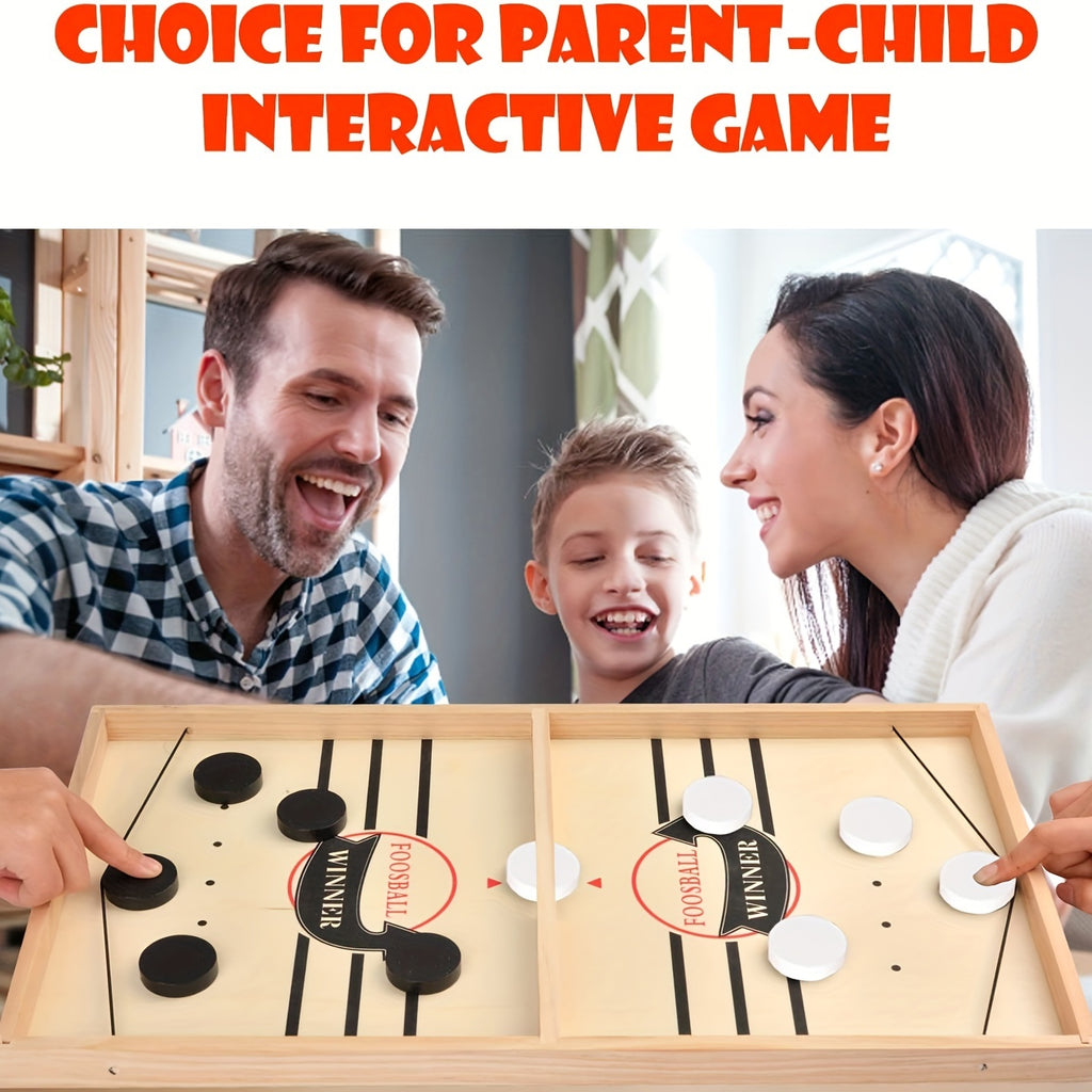 لعبة هوكي سريعة، لعبة هوكي خشبية، طاولة كرة قدم عملاقة، لعبة مقلاع تفاعلية بين الوالدين والطفل، ألعاب عائلية للكبار والصغار