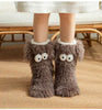 Thickened And Fleece Anti-slip Women's Plush Snow Socks And Shoe Covers
