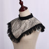 Fashion Mesh Black Lace Fake Collar Children