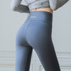Back Waist Letter Shark Skin Leggings