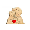 Personalized Wooden Ornaments With Dog Shaped Home Decor