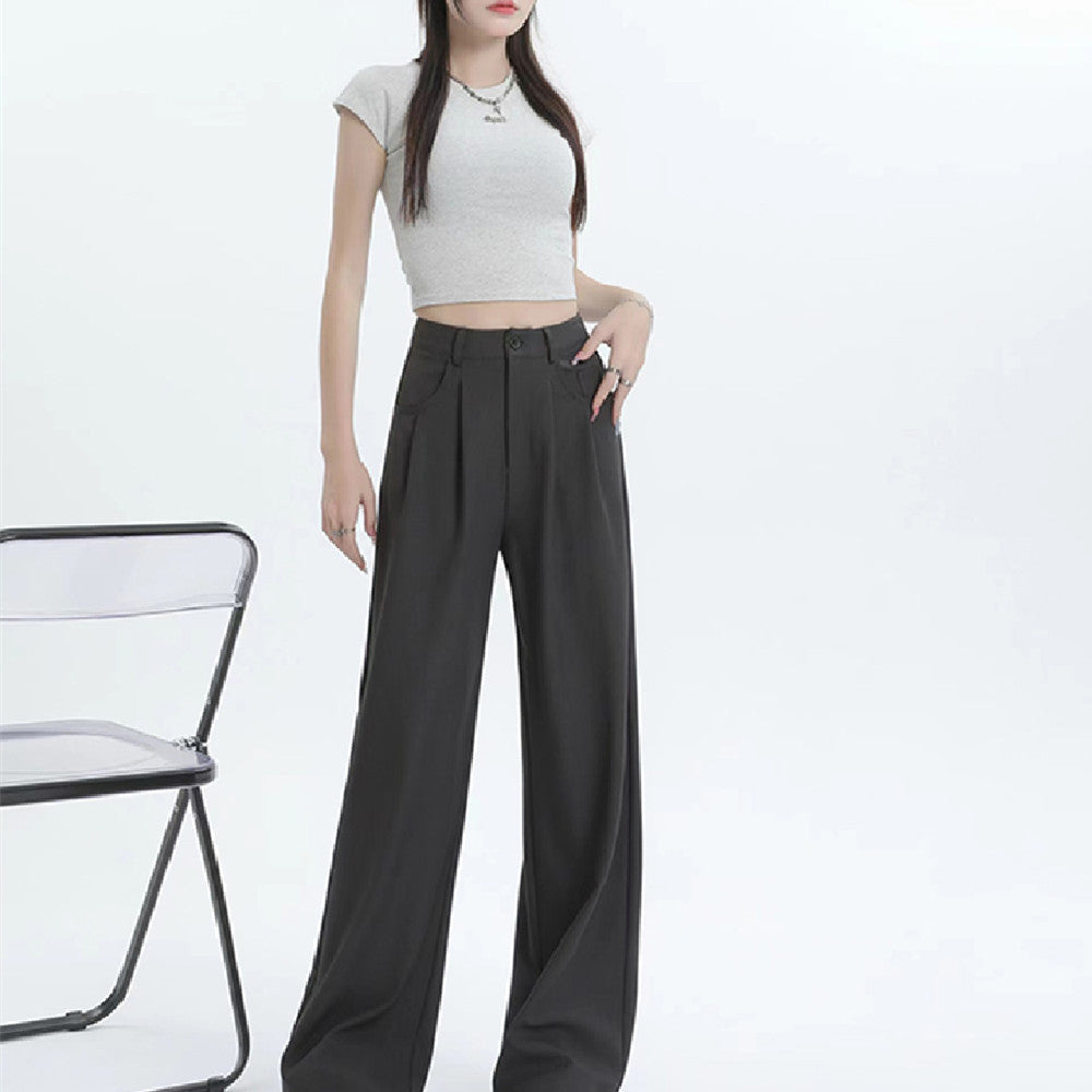 Slimming And Wide Leg Casual Pants For Women