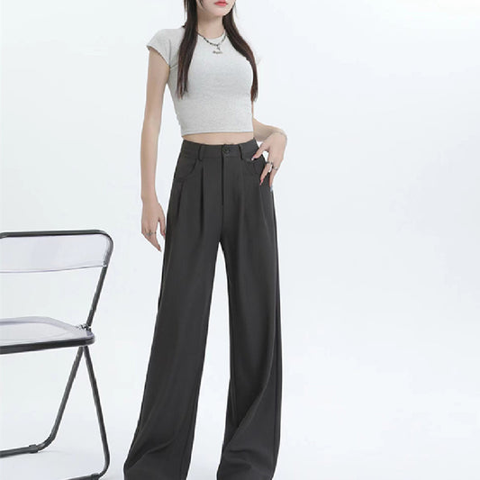 Slimming And Wide Leg Casual Pants For Women