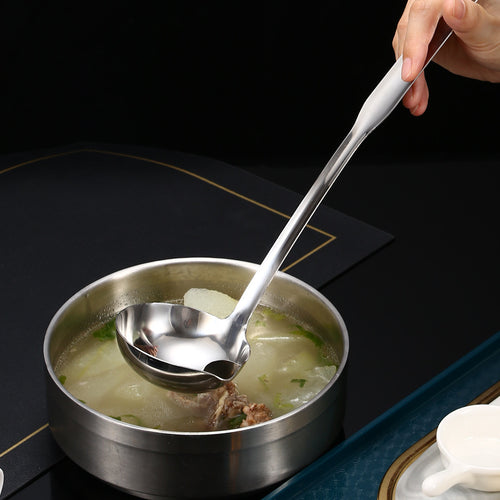 Household Stainless Steel Oil Filtering Spoon