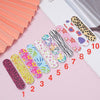 9cm Printed Nail File Color Pattern