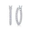 Flowing Light - Earrings Set With Top-quality Moissanite S925 Silver And Platinum-plated Stud Earrings, A Fashionable And Trendy Accessory, Can Be Detected By A Diamond Pen In Yellow Gold And Rose Gol