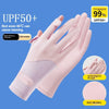 Ice Silk Sun Protection Gloves Lightweight Anti-slip Touch Screen UV Protection