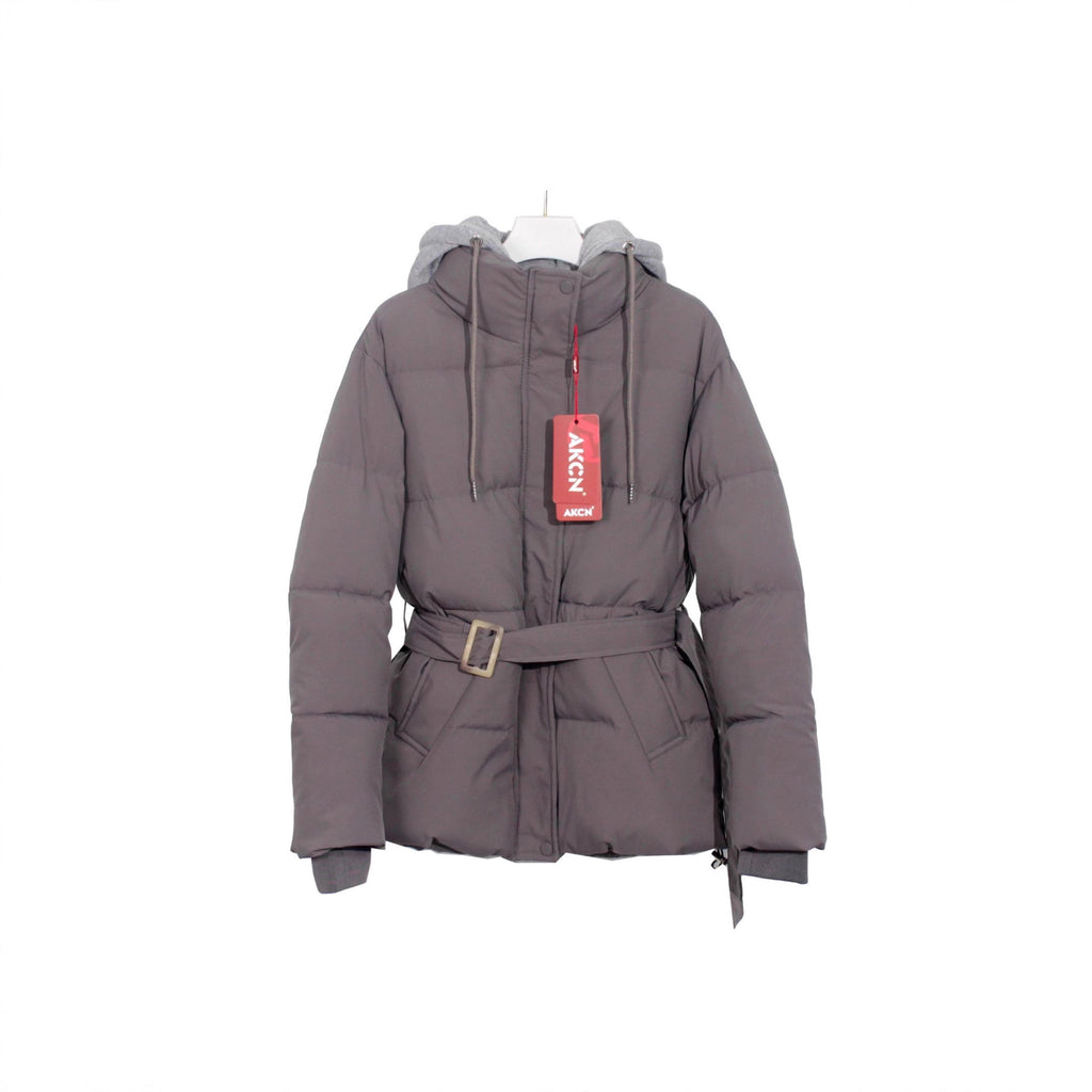 Elegant Hooded Cotton Jacket For Women