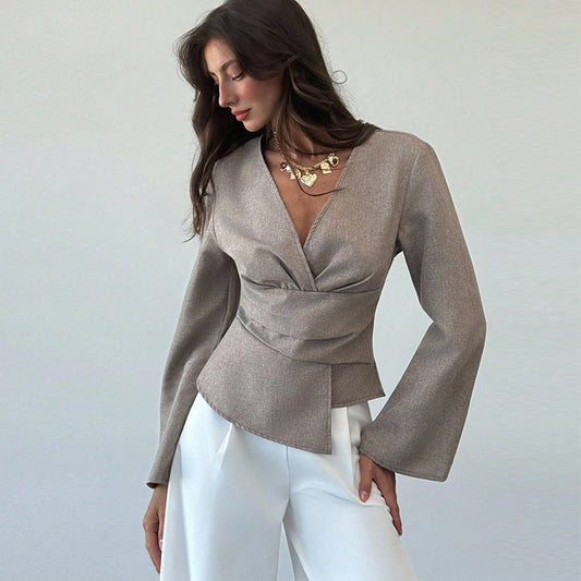 Fashion Slim Fit Long Sleeve Women's Top
