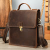 Men's Vertical Design Square Large Capacity Shoulder Messenger Bag