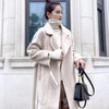 Double-faced Cashmere Coat Women's Mid-length Over The Knee