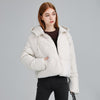 New Style Fur Patchwork Women's Coat For Women Winter Short Style Fashionable High Waist Warm Cotton Coat