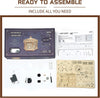 Robotime Rokr DIY Mechanical Music Box Kit 3D Wooden Puzzle Box For Adults Self-Assembly Building Project - Secret Garden