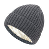 Satin Warm All-matching Slipover Knitted Hat