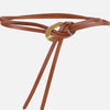 Fashionable And Novel Women's Knot Buckle Thin Belt