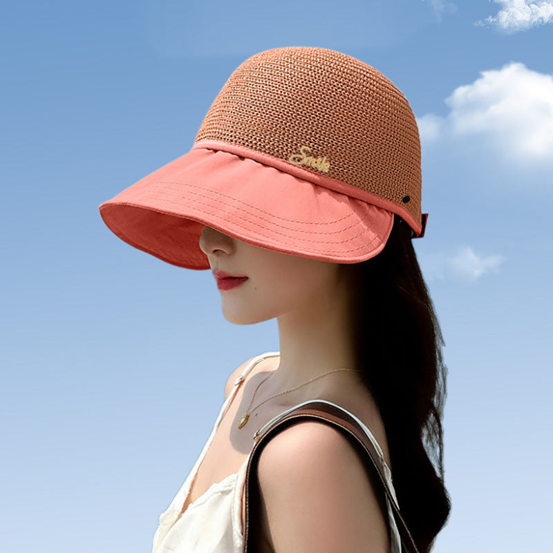 Summer Women's Peaked Cap Sun Protection Transparent Sun Hat