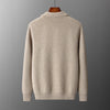 Men's Solid-Color Warm Knitted Cardigan