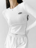 American Spicy Girl Style White Label Long Sleeve Base Shirt