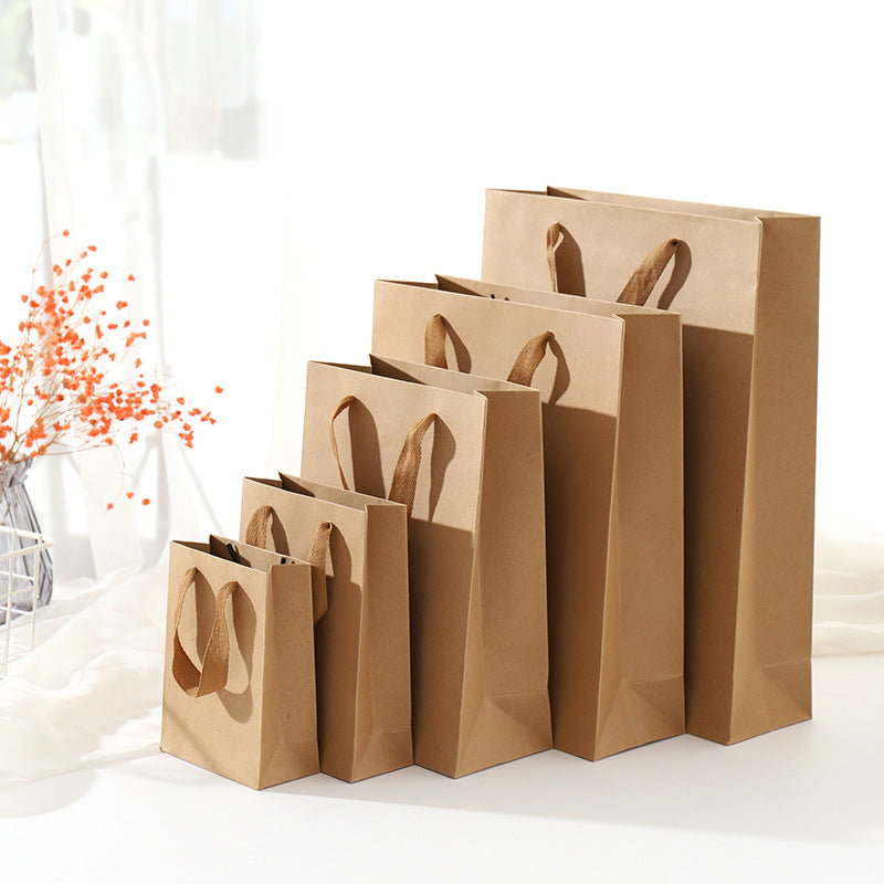 Kraft paper bag Tote bag Custom clothing store bags