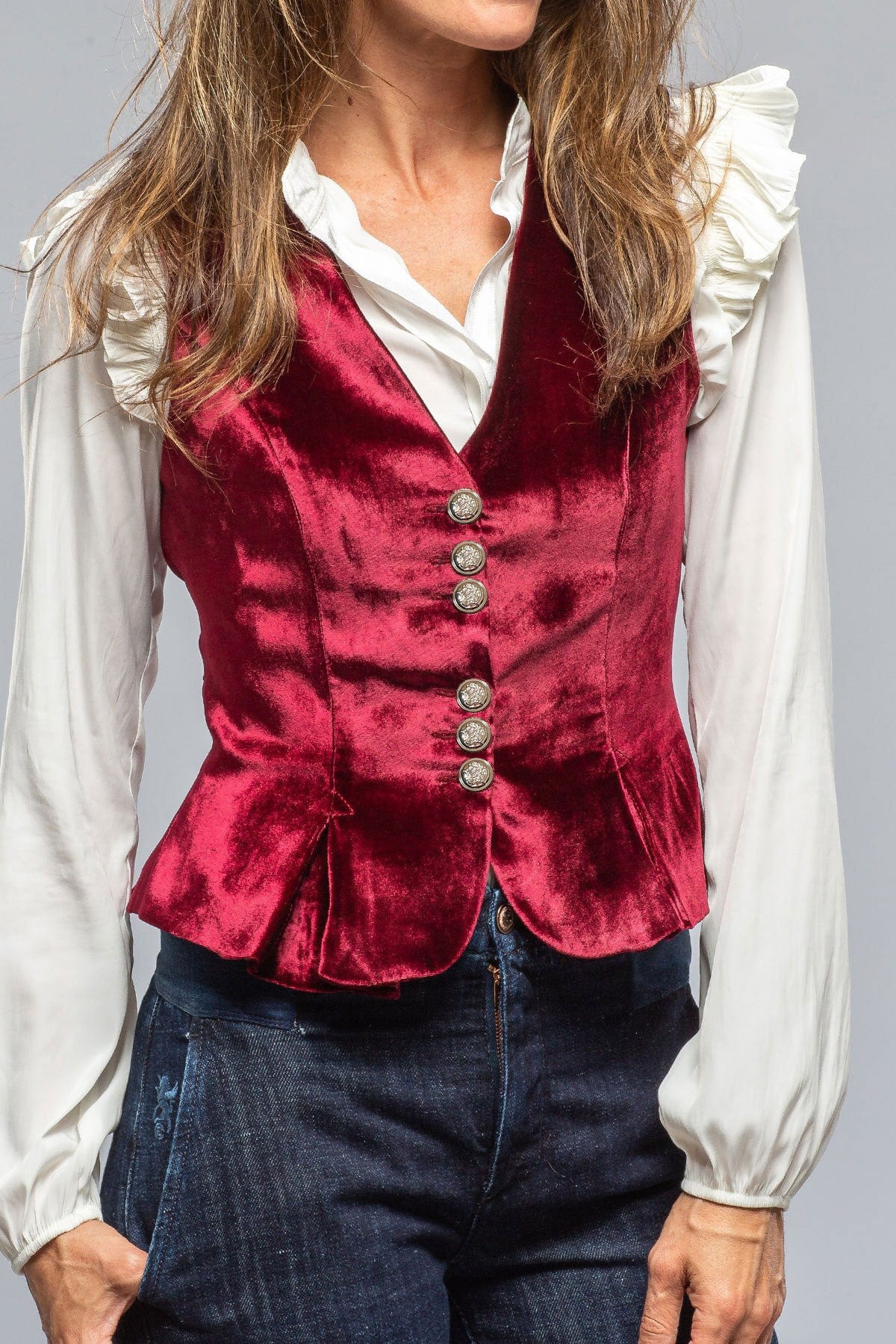 Short Outer Wear Waistcoat Vest Top