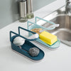 Nordic creative bathroom storage box kitchen sink faucet side countertop sponge wipe rack