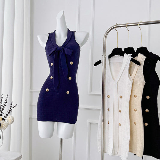 Knitted Women's Skirt Elegant Style High-end Sense