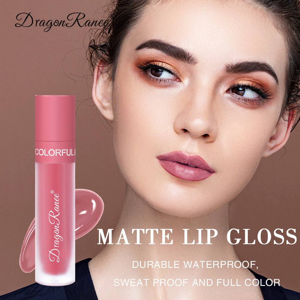 3-piece Lip Gloss Set Not Easy To Stick To Cup Matte