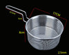Stainless Steel Fryer Frying Basket Punching Colander Strainer Spoon