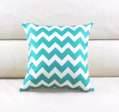 Linen striped hug pillowcase wave pattern cushion bag