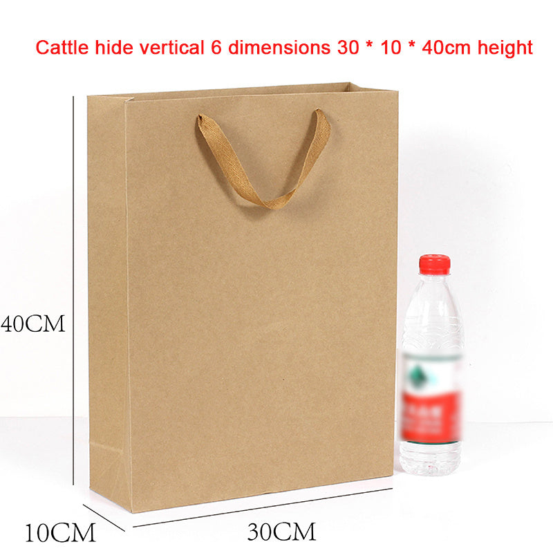 Kraft paper bag Tote bag Custom clothing store bags