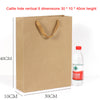 Kraft paper bag Tote bag Custom clothing store bags