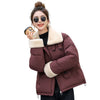 Lamb Wool Large Lapel Korean Style Casual Thickening Coat