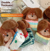 Cartoon Sausage Dog Coral Fleece Tube Socks Home Room Socks