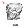 Glass Skull Wine Glass Whiskey Spirits Special-Shaped Wine Glass