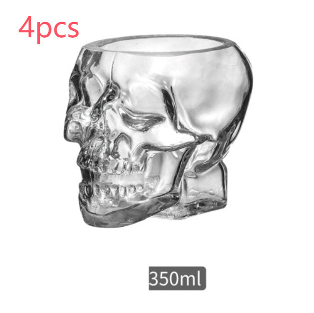Glass Skull Wine Glass Whiskey Spirits Special-Shaped Wine Glass