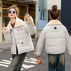 Lamb Wool Large Lapel Korean Style Casual Thickening Coat
