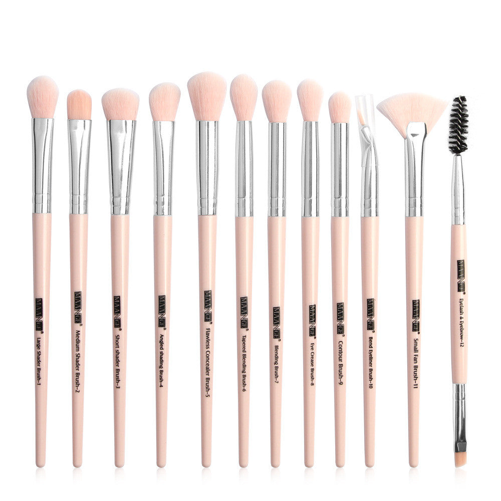 MAANGE 12 makeup brushes