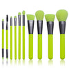 10Pcs Professional Makeup Neon Brushes