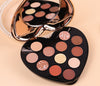 Heart-Shaped 12 Color Eyeshadow Palette